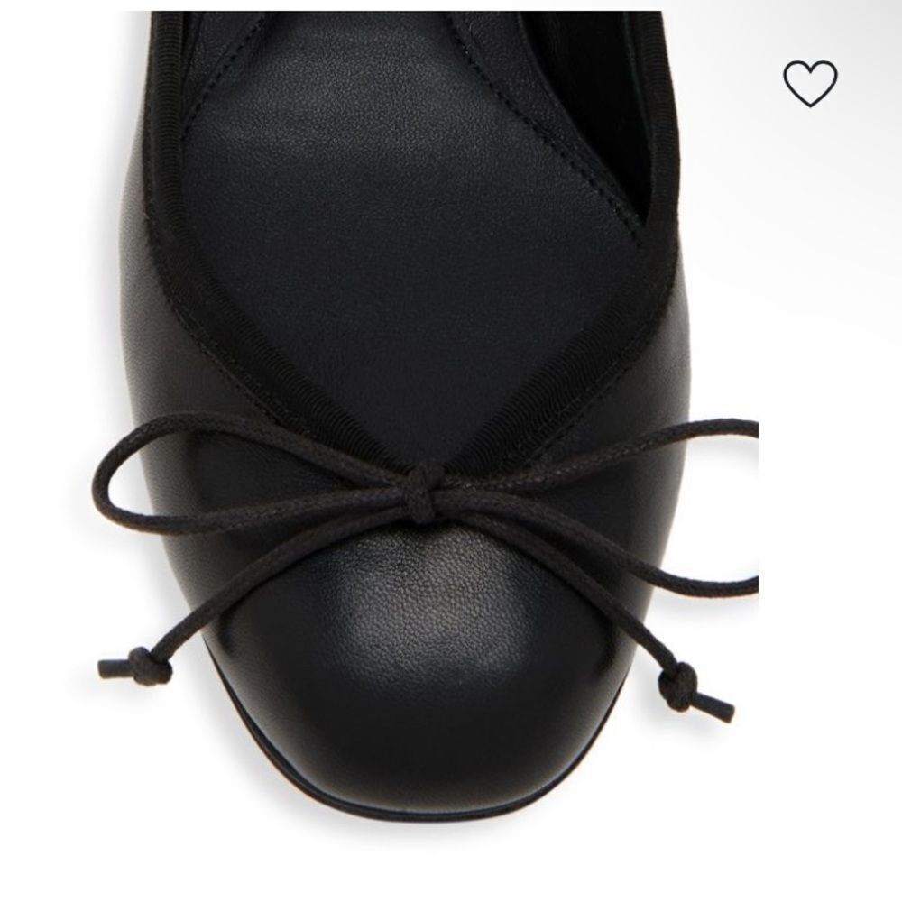 Alexander McQueen Black Leather Flats - Picture 4 of 10